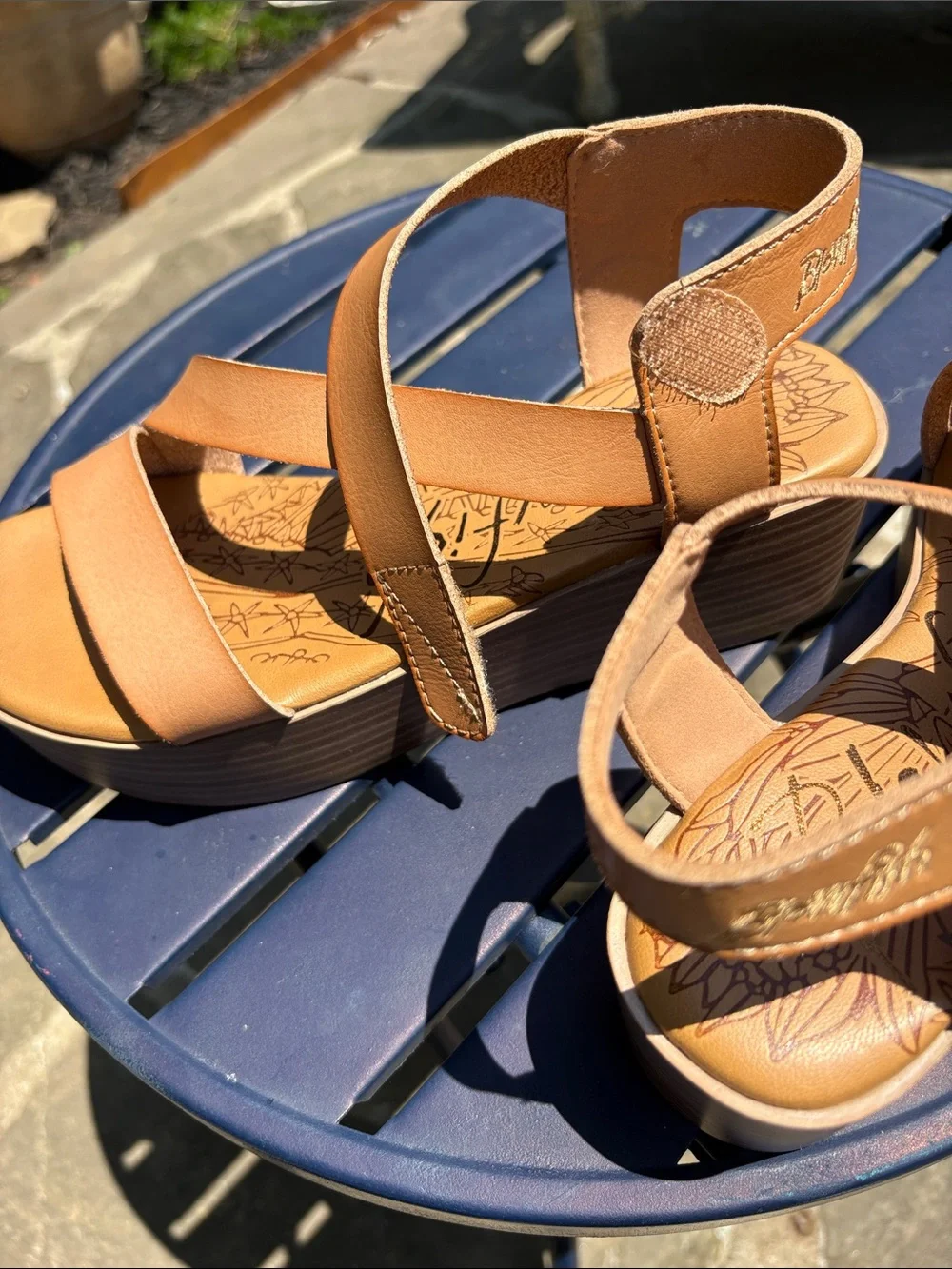 Women's Tan Blowfish Malibu Strappy Sandals